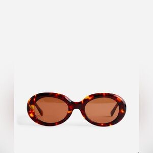 Madewell Valoma Chunky Oval Sunglasses